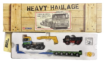 Lot 124 - A boxed Corgi Heavy Haulage CC12210 Scania Low...