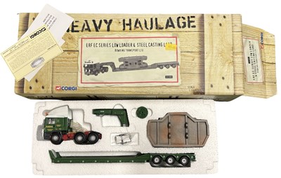Lot 126 - A boxed Corgi Heavy Haulage CC11909 ERF EC...