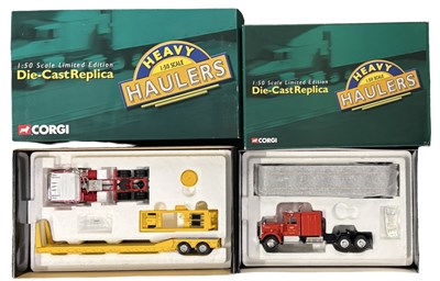 Lot 130 - A pair of boxed Corgi Heavy Haulers