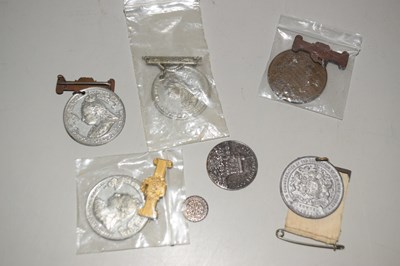 Lot 114 - Small quantity of assorted medals for school...