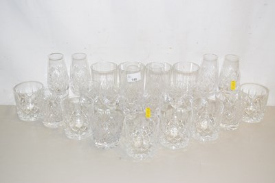 Lot 140 - Selection of various cut glass