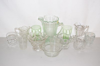 Lot 145 - Collection of various glass ware including...