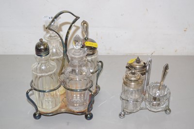 Lot 186 - Selection of various plates and cruet
