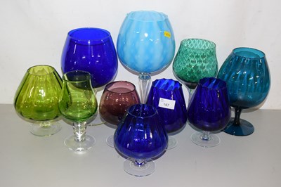Lot 197 - Selection of various coloured ornamental...