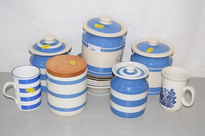 Lot 201 - A collection of T G Green Cornish ware and...