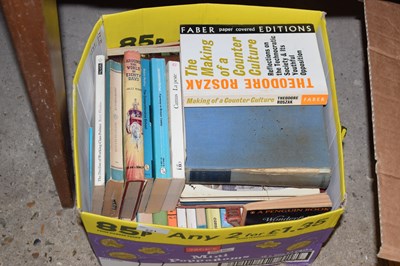 Lot 221 - Box containing various hardback and paperback...