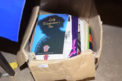 Lot 225 - Box containing selection of various theatre...