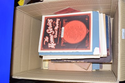 Lot 228 - Box of various sheet music