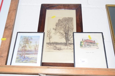 Lot 237 - Three various small framed prints