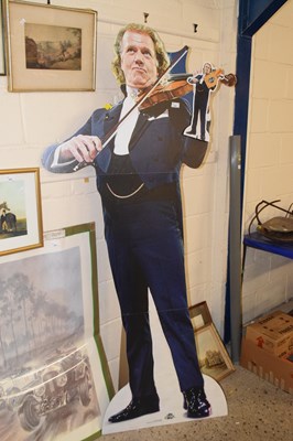 Lot 265 - Life size cardboard figure of Andre Rieu