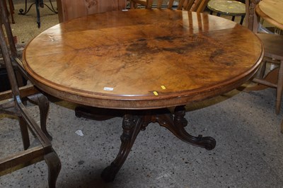 Lot 272 - Victorian oval breakfast table approx 135cm long