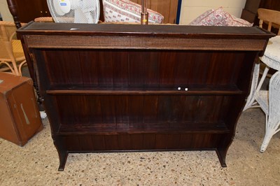 Lot 278 - Stained oak dresser back length approx 116cm