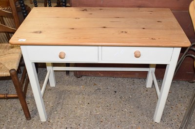 Lot 309 - Modern painted side table, width approx 97cm