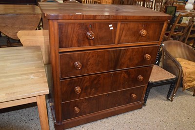 Lot 315 - 19th Century mahogany chest of two short over...