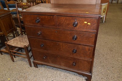 Lot 322 - Oak chest of drawers, width approx 1 metre