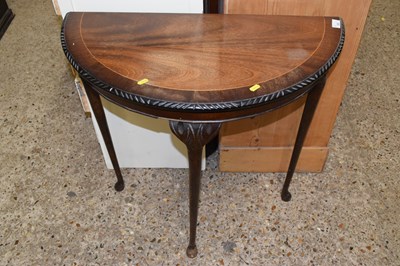 Lot 323 - Reproduction demi lune table