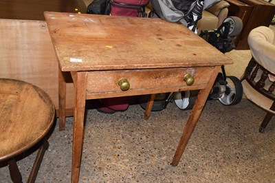 Lot 329 - Vintage side table with drawer beneath