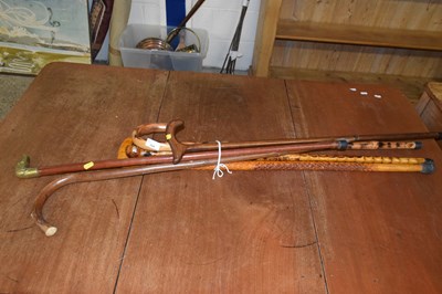 Lot 344 - Quantity of various walking sticks
