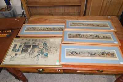 Lot 347 - Set of four coaching prints "A Trip to...