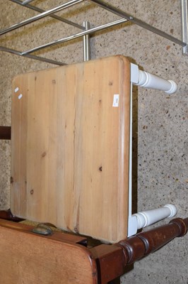 Lot 355 - Small painted wood square coffee table
