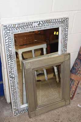 Lot 357 - Two various mirrors together with a picture