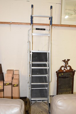 Lot 365 - Two various metal stepladders