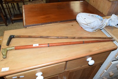 Lot 339 - Two walking sticks