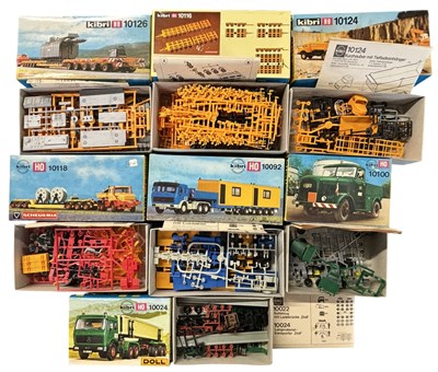 Lot 219 - A group of Kibri H0 gauge heavy haulage...