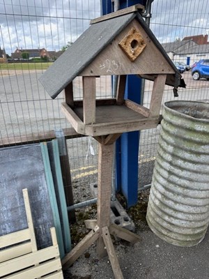 Lot 120 - Wooden Bird Table