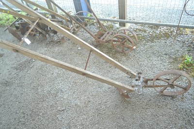Lot 126 - Vintage push hoe