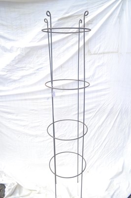 Lot 133 - A tall metal plant stand, height approx 178cm