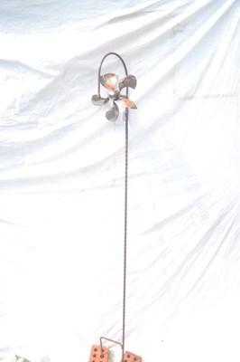 Lot 137 - Decorative metal garden windmill, height...