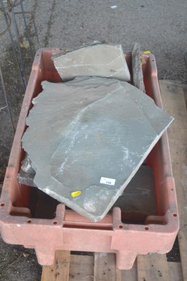 Lot 139 - Boxed quantity of decorative slate