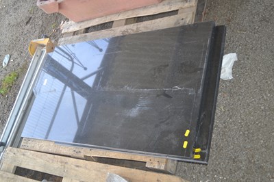 Lot 140 - Two pieces of marble worktop