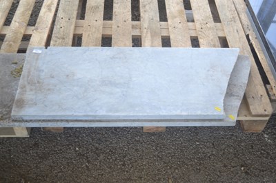 Lot 143 - Two marble slabs