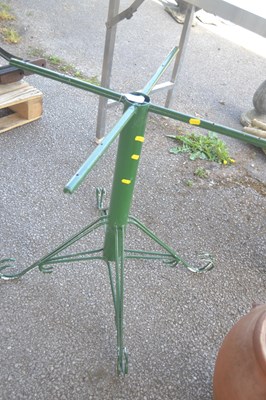 Lot 219 - A metal table frame