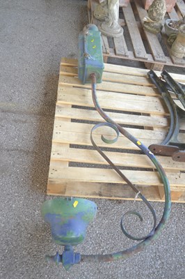 Lot 221 - A vintage street lamp, height approx 158cm