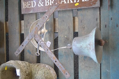 Lot 227 - Bell with mounting bracket