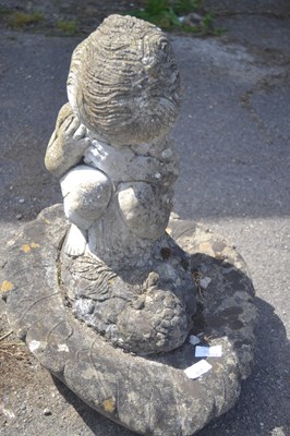 Lot 253 - Composition figure of a nimph sitting on a leaf