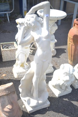 Lot 265 - An impressive moulded figure of a nymph,...