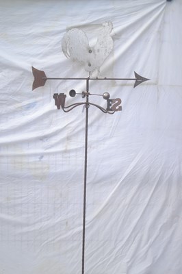 Lot 191 - Weather vane on stand, total height approx 180cm