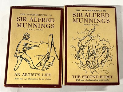 Lot 266 - Sir Alfred Munnings: Autobiography 2 Vols Museum Press 1951/52
