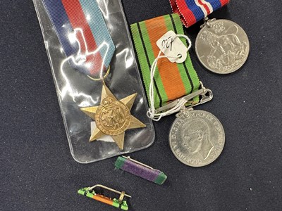 Lot 169 - Medals: WWII GB Trio, comprising War & Defence...