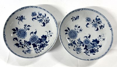 Lot 215 - Two 18th Century Chinese porcelain dishes with...