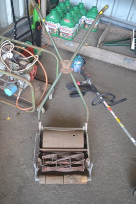 Lot 372 - Vintage push mower