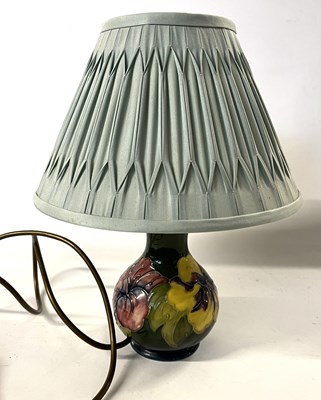 Lot 249 - A Moorcroft table lamp, the body decorated...
