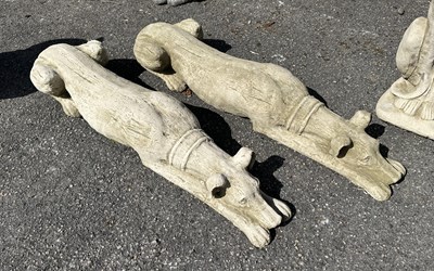 Lot 103 - Pair of large composition figures depicting...