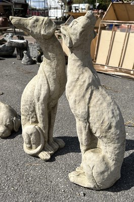 Lot 113 - Pair of large composition figures depicting...