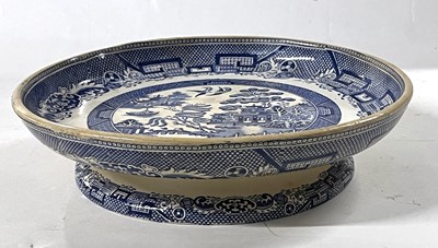 Lot 276 - A mid 19th Century Staffordshire pottery dish...
