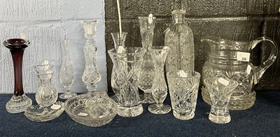 Lot 286 - A collection of 19th Century cut glass wares...